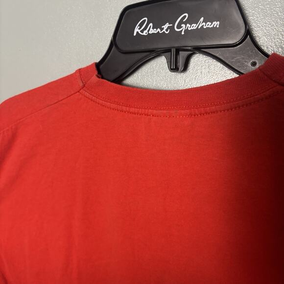 Vintage Y2K Big Cat Animal Shirt Red Men’s Women’s 2000 Large - Picture 8 of 8